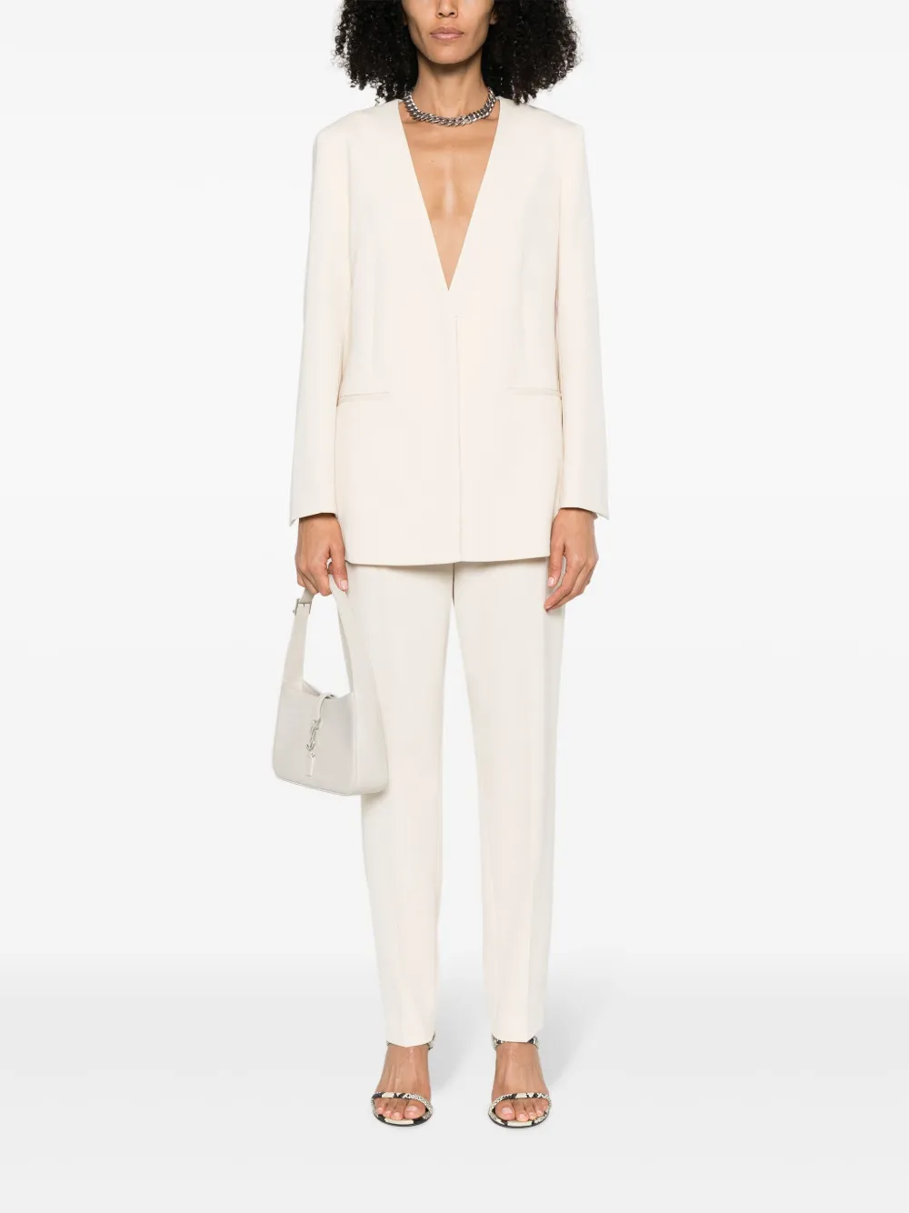 Calvin Klein tailored single-breast suit - Beige