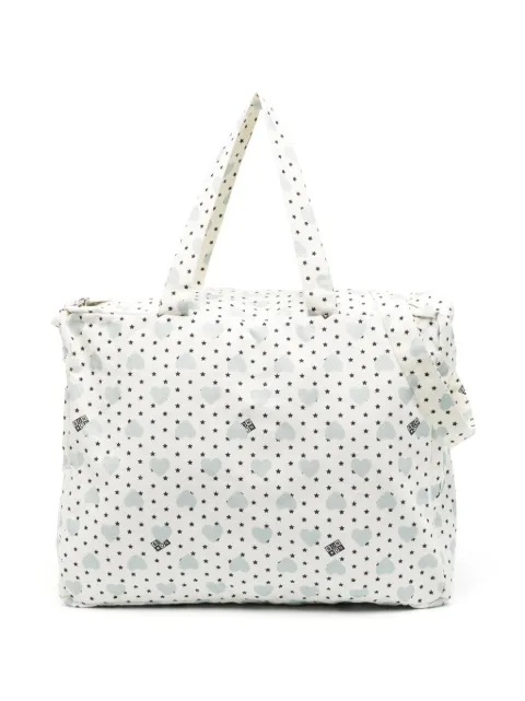Bonton logo-print cotton changing bag
