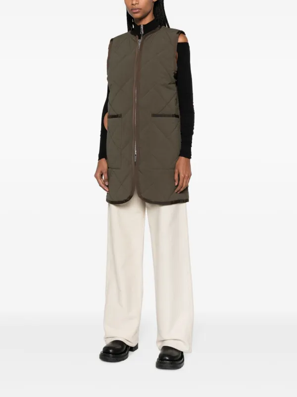 Sacai Melton Layered Wool Coat | Neutrals | FARFETCH