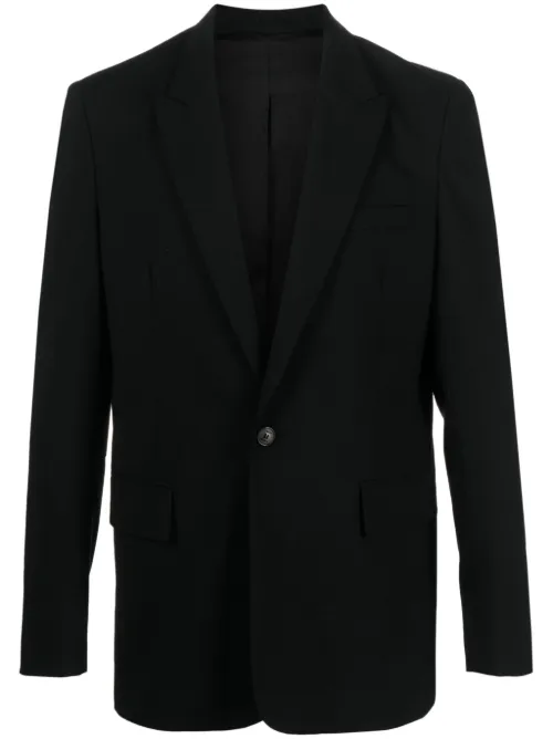 Blazer boutonné à revers pointus - MODES GARMENTS - Modalova