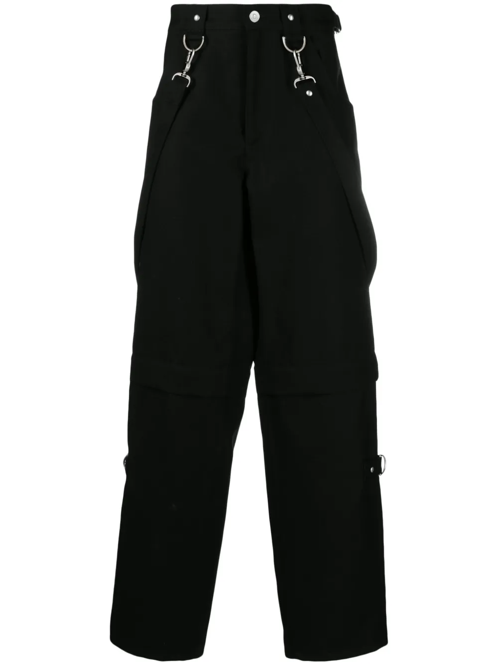 Givenchy detachable-leg wide-leg trousers | Black | Image 1