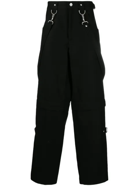 Givenchy detachable-leg wide-leg trousers