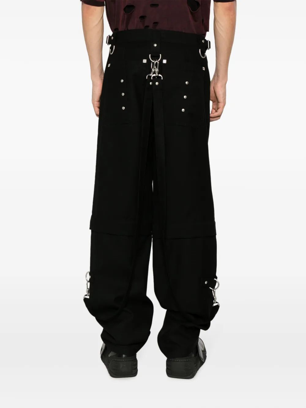 Givenchy Broek met afneembare pijpen Zwart
