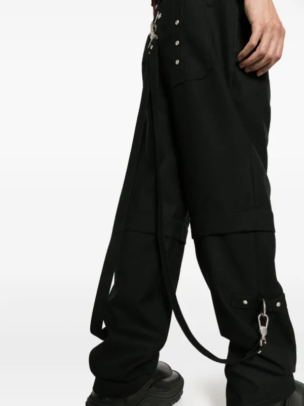 Givenchy デタッチャブルレッグ ワイドパンツ | ブラック