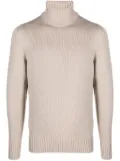 Drumohr roll-neck merino wool jumper - Neutrals