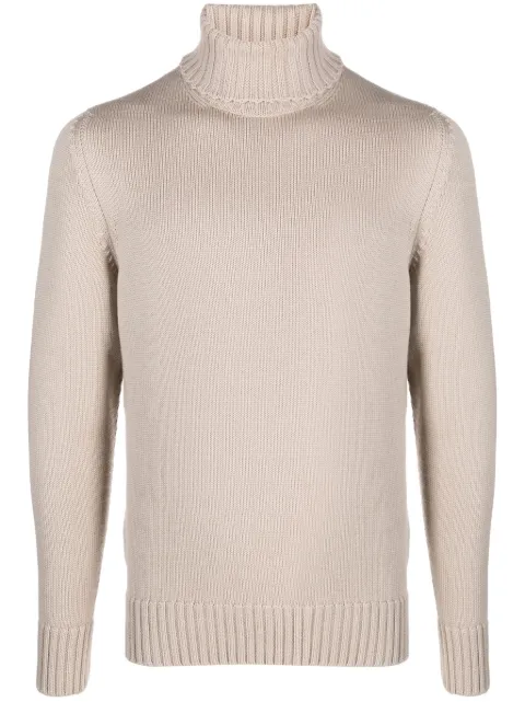 Drumohr roll-neck merino wool jumper