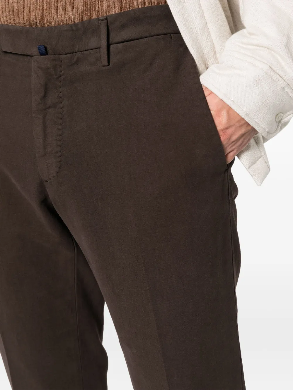 Incotex Straight chino Bruin