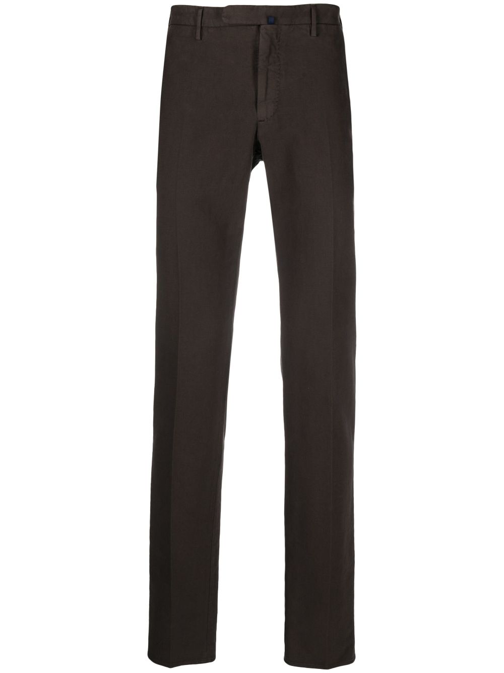 Incotex mid-rise straight-leg chinos - Brown