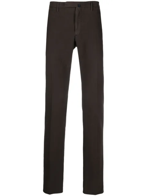 Incotex mid-rise straight-leg chinos