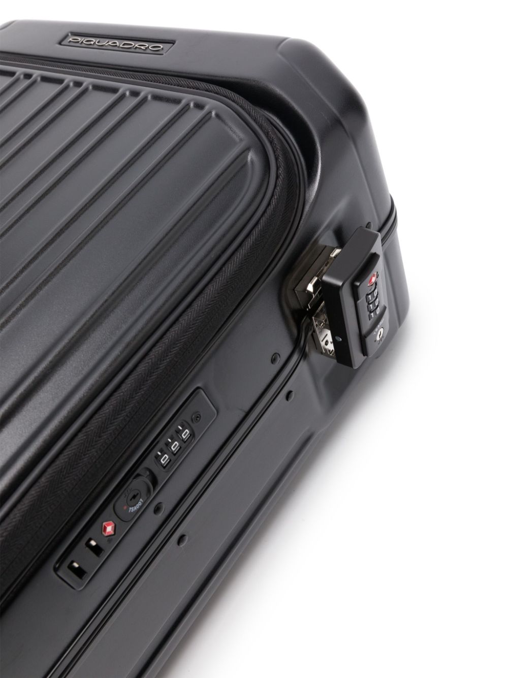 Shop Piquadro Hardside Spinner Cabin Suitcase In Black