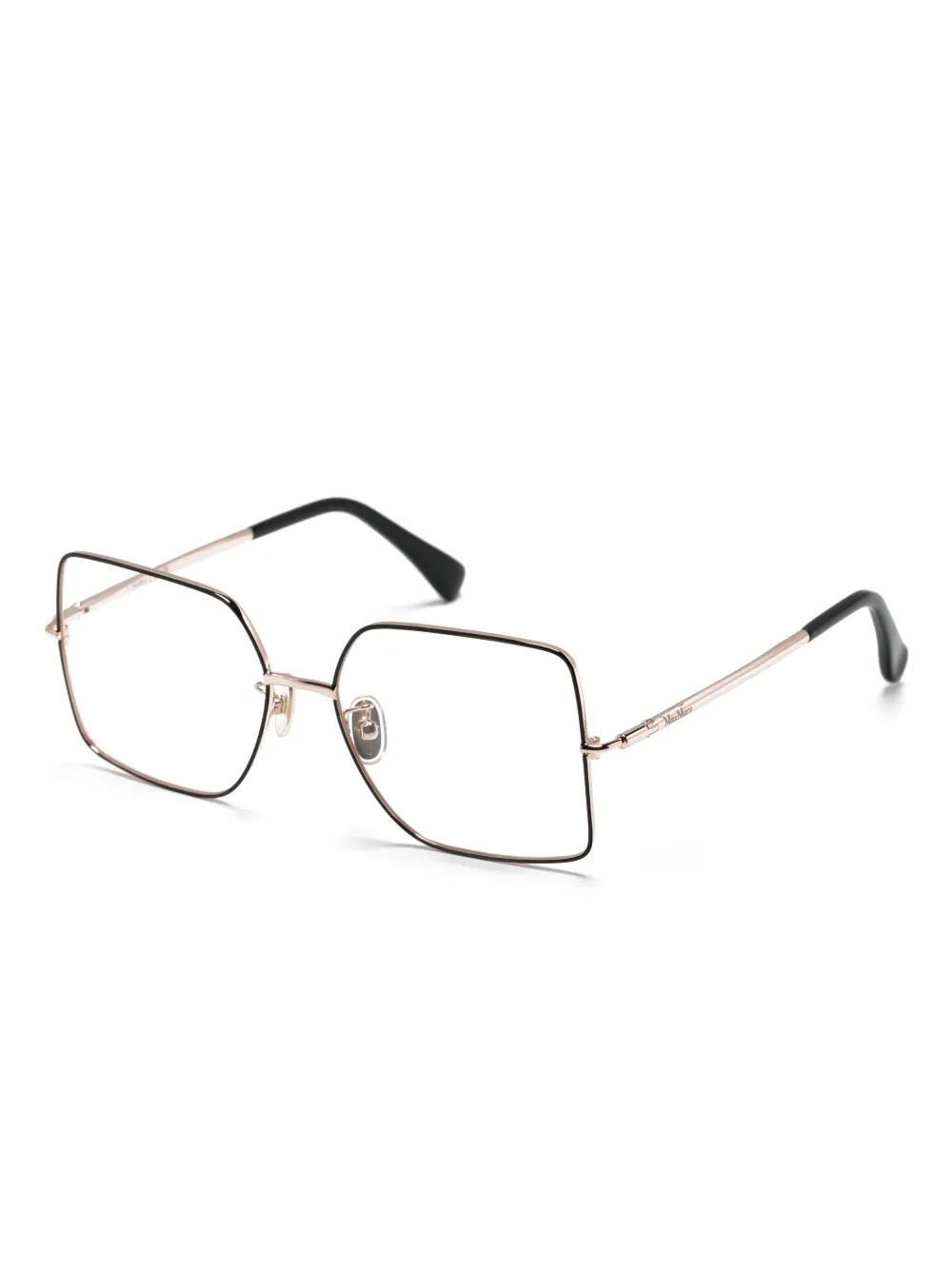 Max Mara Eyewear Bril met vierkant montuur - Zwart