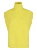Department 5 turtleneck sleeveless sweater - Yellow