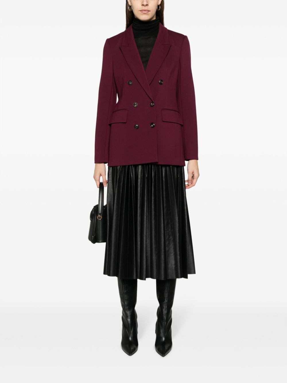 DVF Diane von Furstenberg Blazer met dubbele rij knopen - Rood