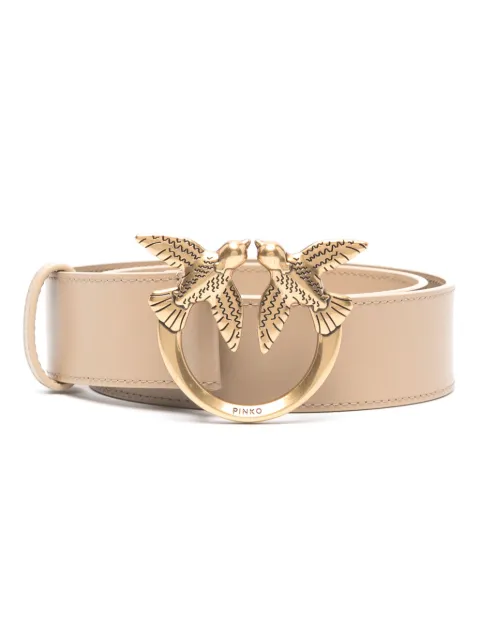 PINKO Love Birds leather belt