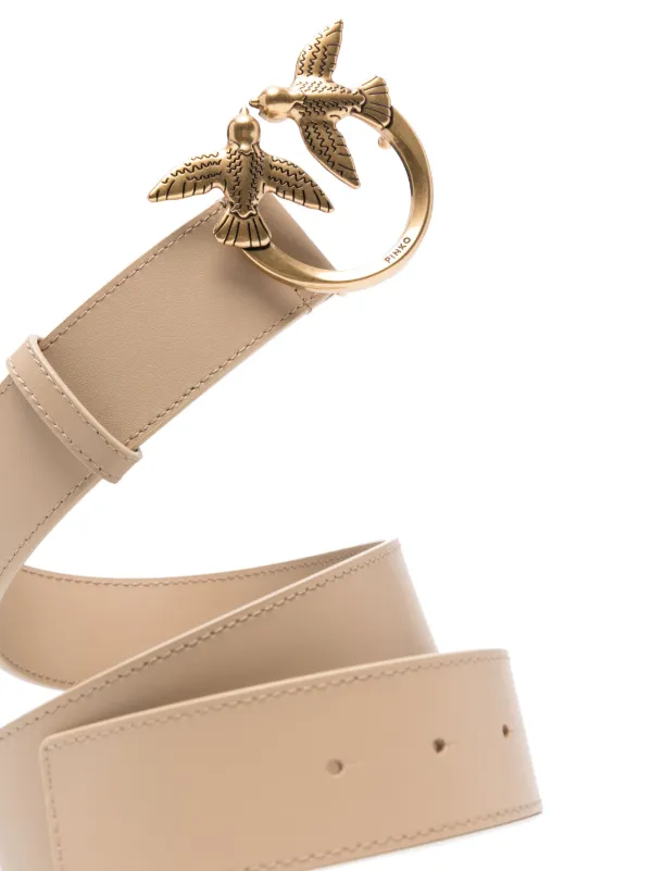 ベルト PINKO Woman Belt Beige 100120A0F1 C50Q PINKO Love Birds Leather Belt | Neutrals | FARFETCH