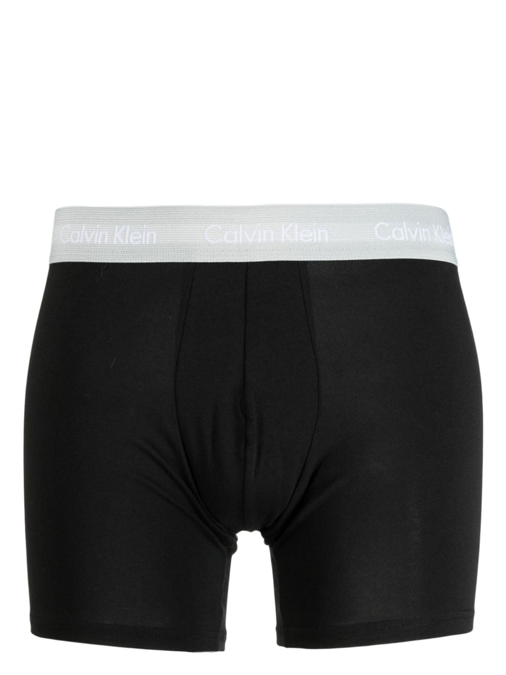 Calvin Klein Underwear Vijf boxershorts met logoband - Zwart