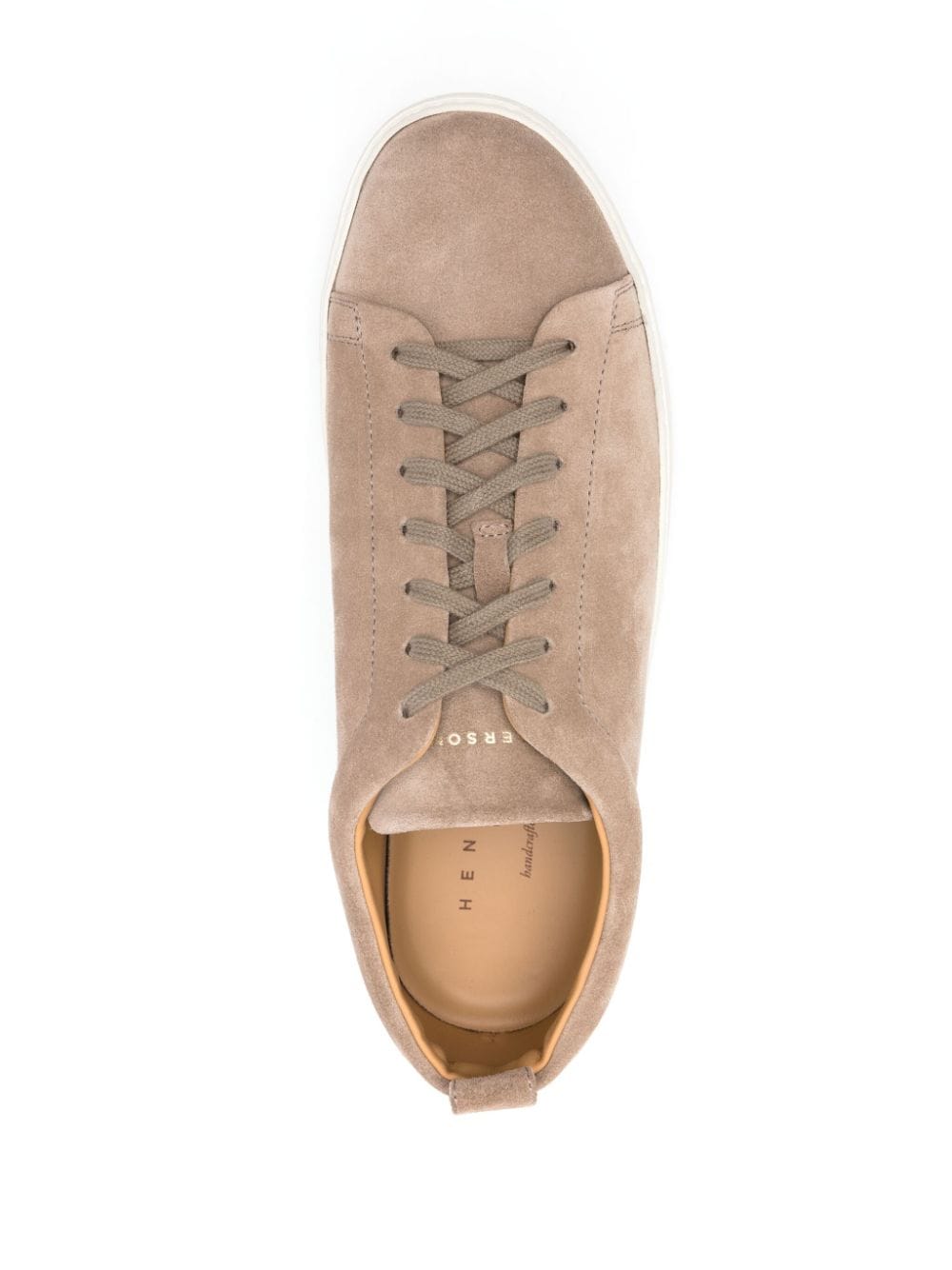 Shop Henderson Baracco Clyde Suede Sneakers In Neutrals