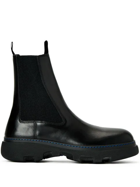 Burberry leather Chelsea boots