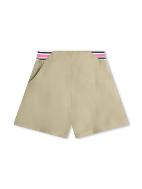 Karl Lagerfeld Kids stripe-detail elasticated-waist shorts 