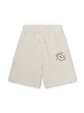Kenzo Kids cartoon-print drawstring track shorts - Neutrals