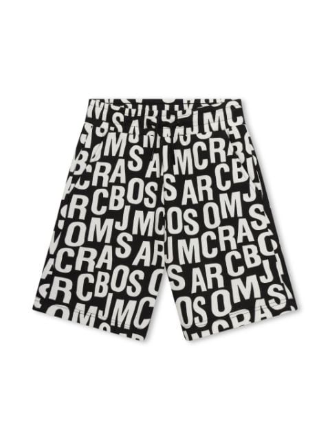 Marc Jacobs Kids logo-print cotton-blend shorts