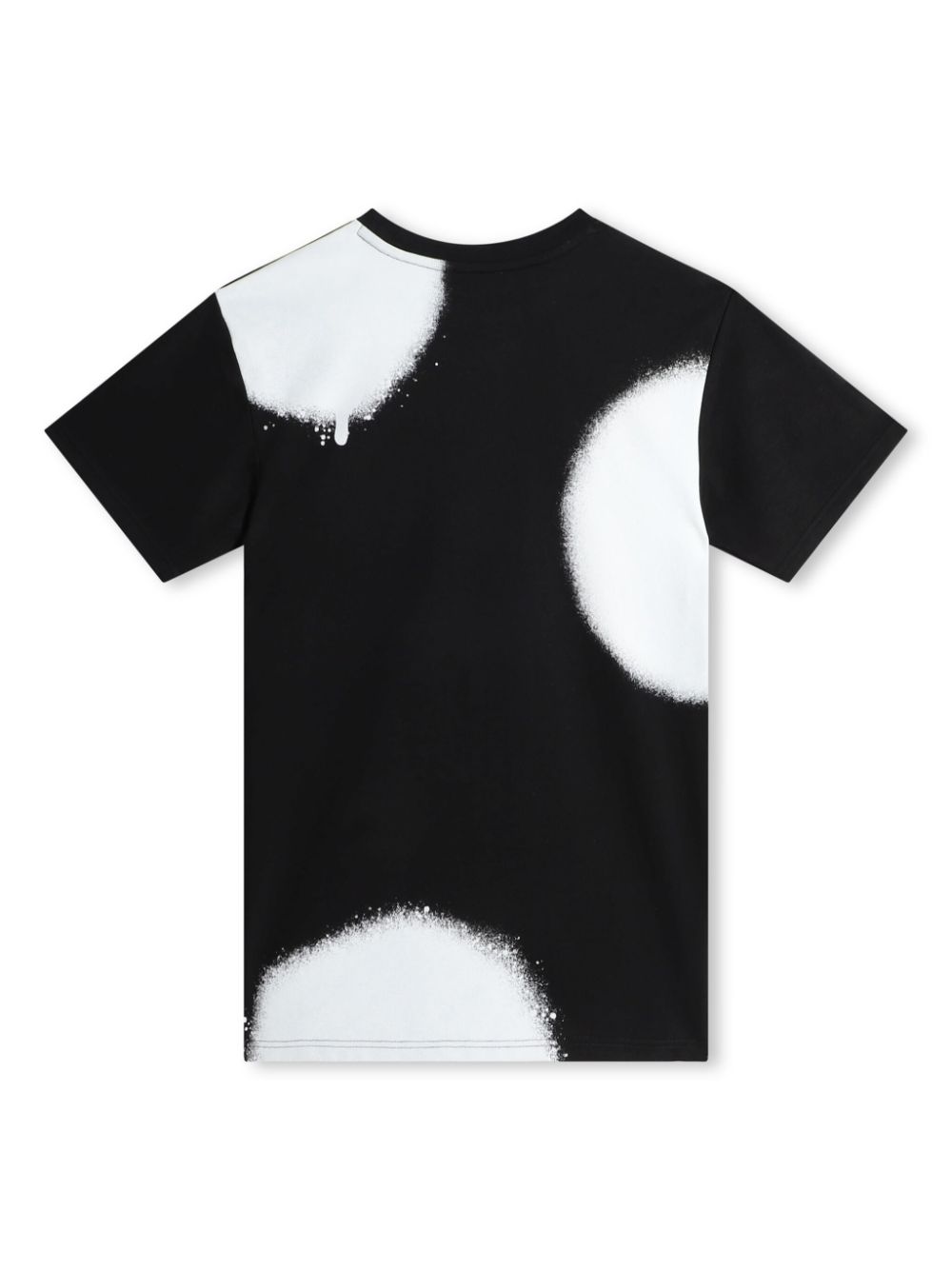 Shop Marc Jacobs Spray Spots-print Organic Cotton Dress In Black