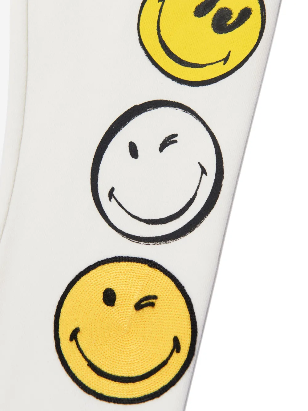 Marc Jacobs Kids x SmileyWorld trainingsbroek van biologisch katoen Wit
