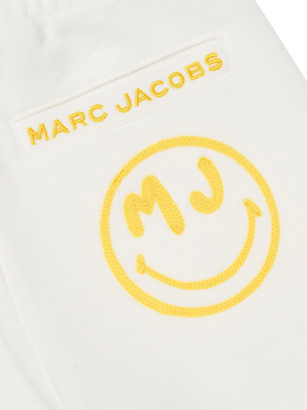 Marc Jacobs Kids x SmileyWorld trainingsbroek van biologisch katoen Wit