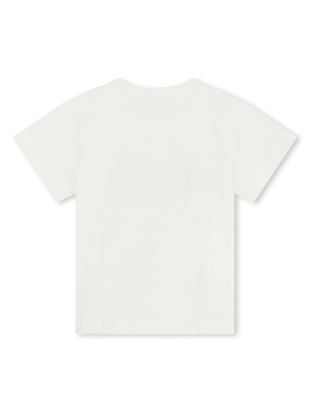 Image 2 of Kenzo Kids logo-print organic-cotton T-shirt