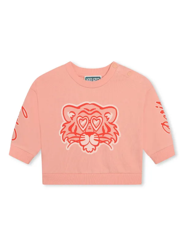 Kenzo Kids ロゴ スウェットシャツ | ニュートラル | FARFETCH JP