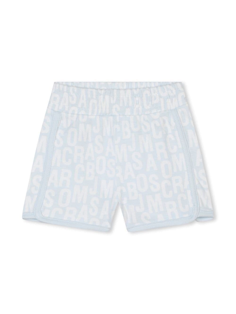 Marc Jacobs Kids Twee T-shirts en shorts met logoprint Blauw