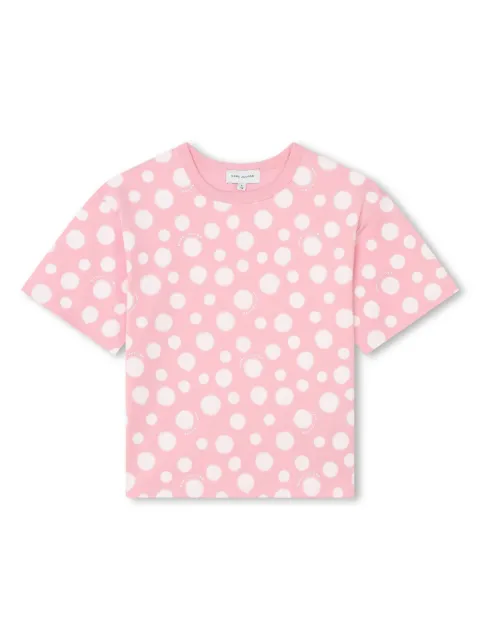Marc Jacobs Kids polka-dot cotton T-shirt
