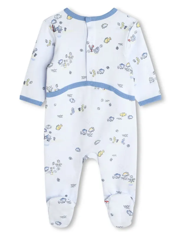 Kenzo Kids Set Neonato Con Stampa Grafica Bianco FARFETCH IT