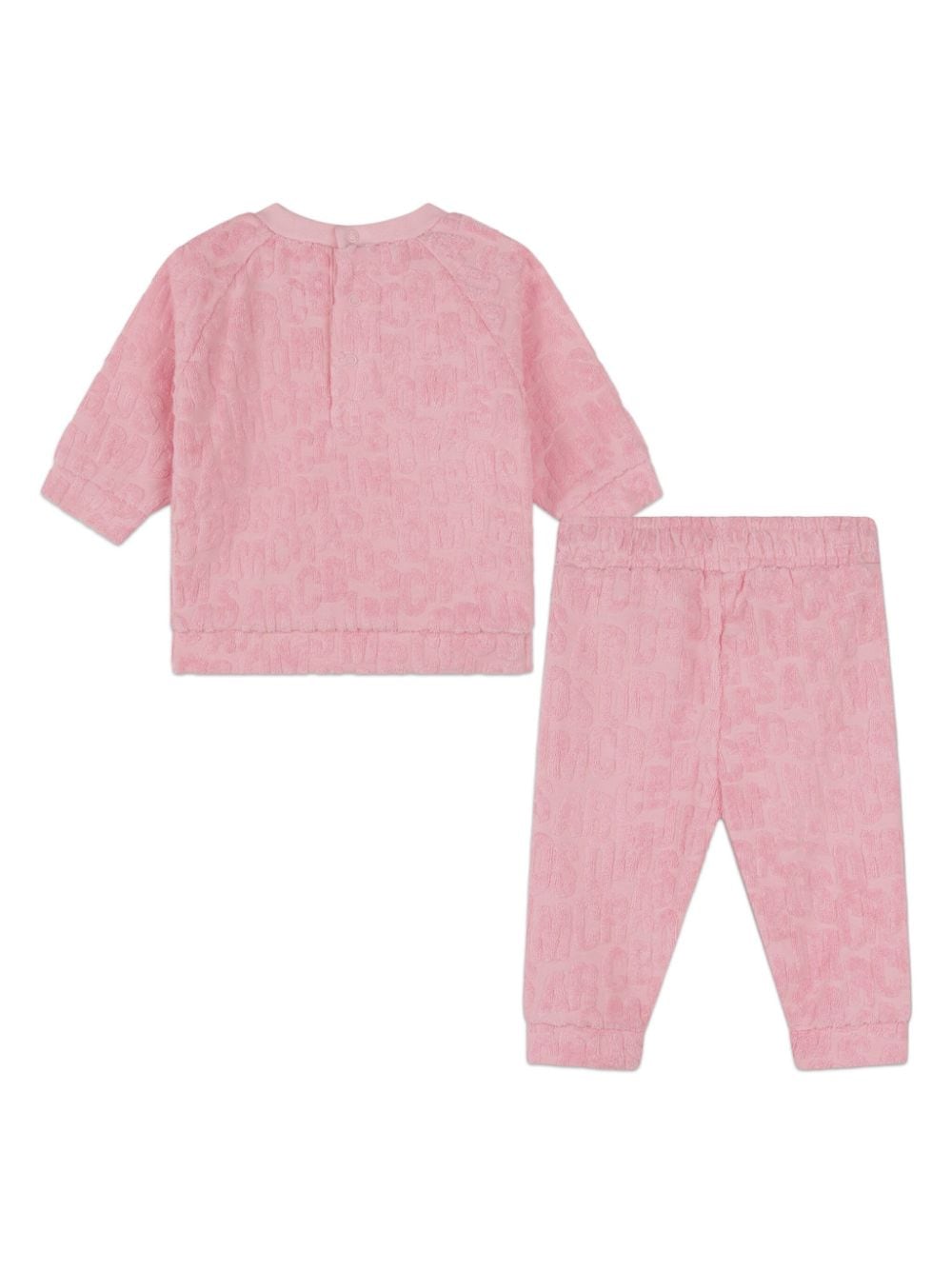 Shop Marc Jacobs Logo-jacquard Trousers Set In Pink