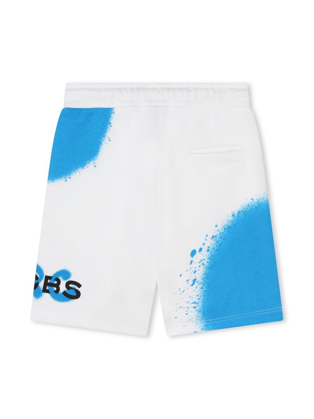 Shop Marc Jacobs Spray Paint-print Track Shorts In White