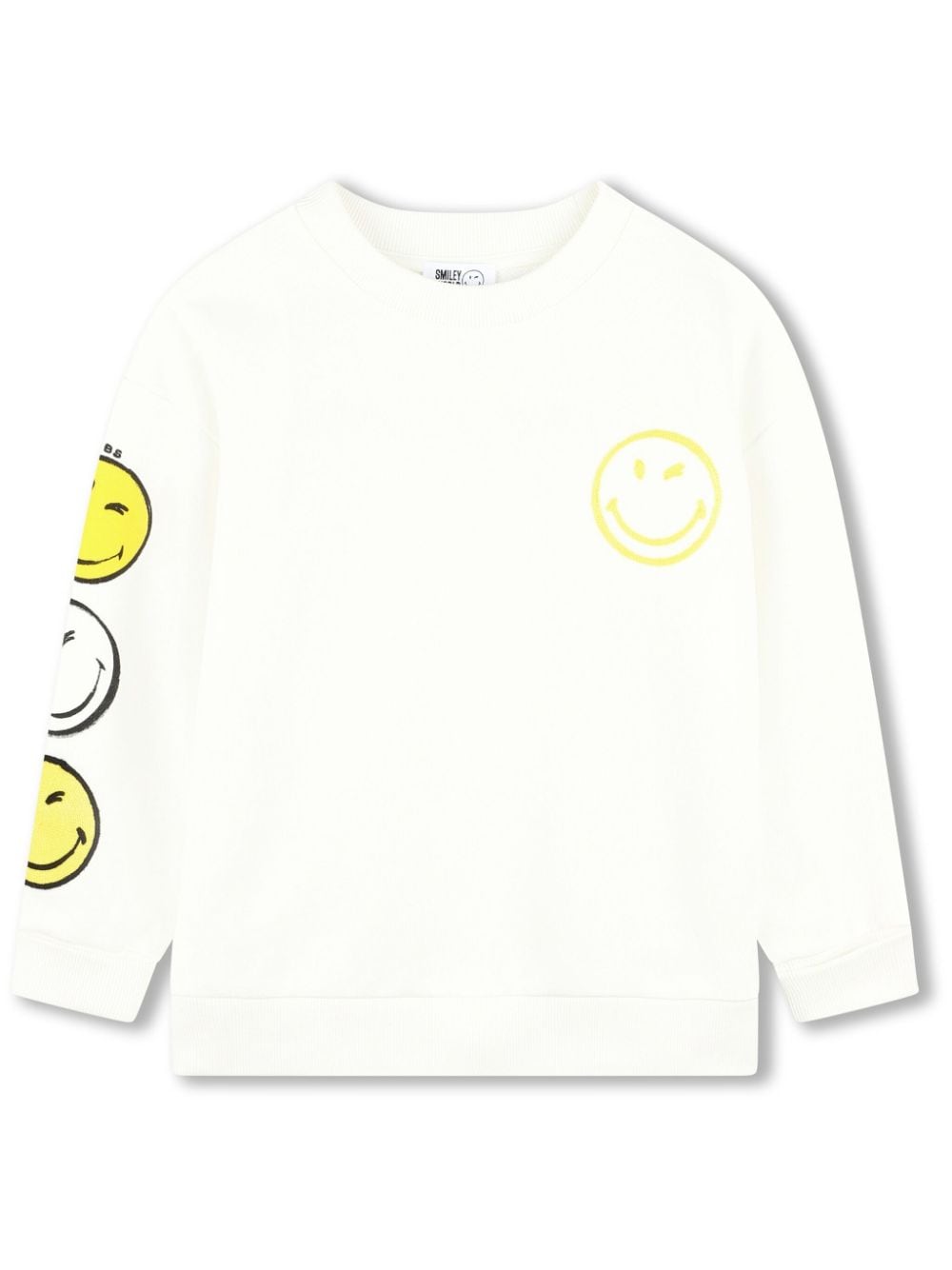 Marc Jacobs Kids x SmileyWorld sweater met ronde hals Wit