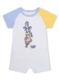 Kenzo Kids graphic-print organic cotton shorties - White