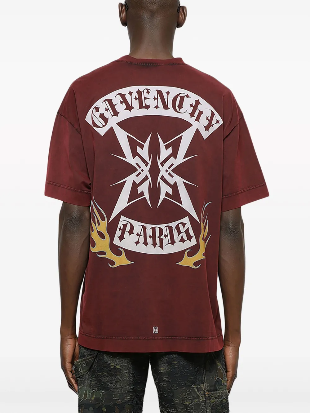 Givenchy Katoenen T-shirt met logoprint Rood