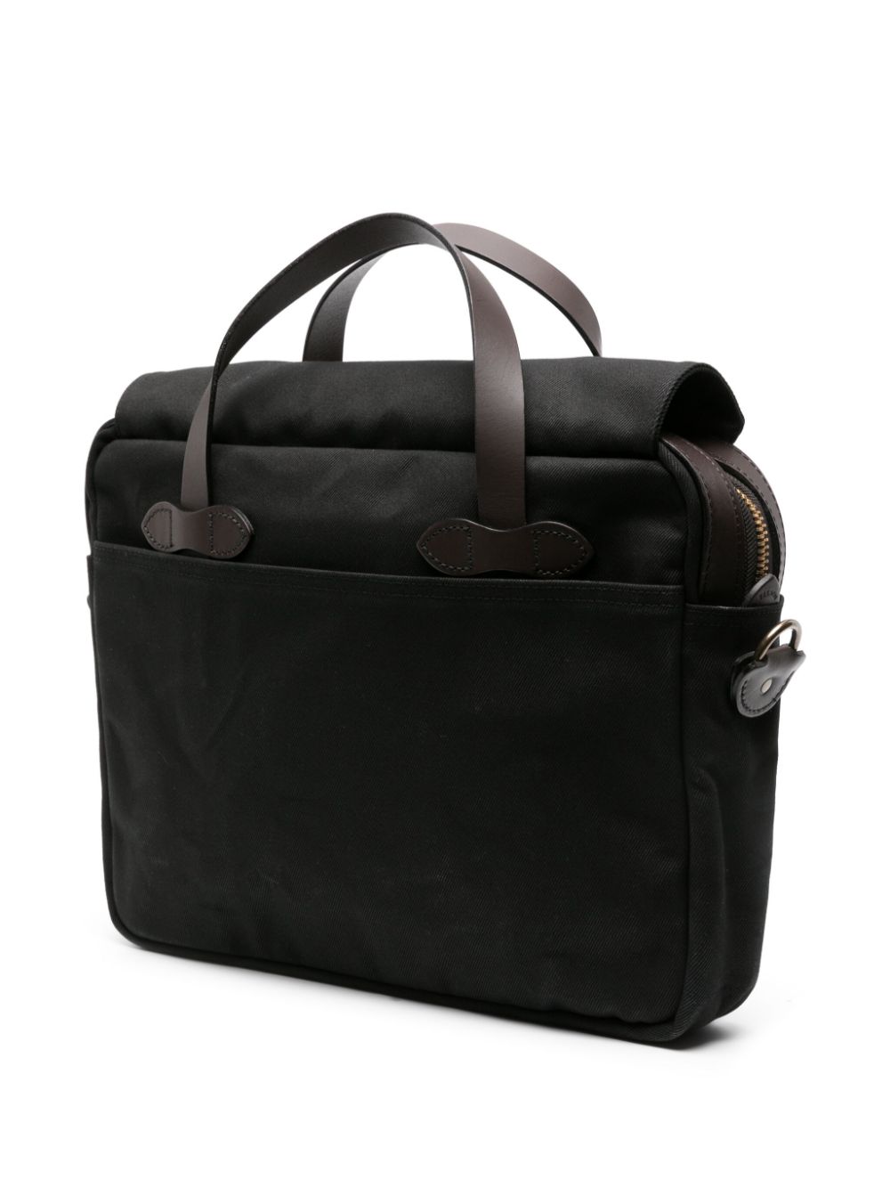Filson Tin Cloth Compact cotton briefcase - Zwart