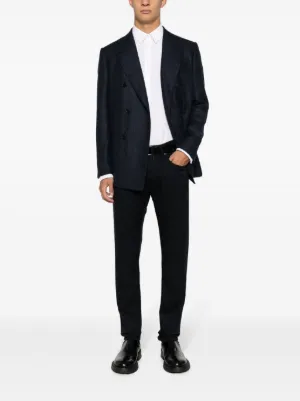 CARUSO ダブルブレスト ブラックジャケット B.R.ONLINE - Style Web Magazine & Online Shop | ビー・アール