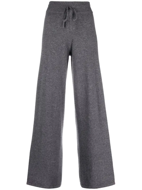 Lisa Yang Sofi Drawstring Track Pants in Grey