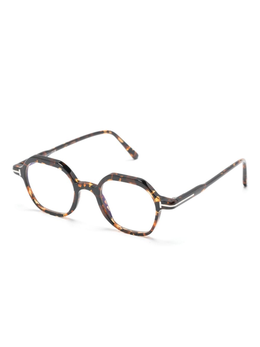 TOM FORD Eyewear TF5900B bril met geometrisch montuur - Bruin