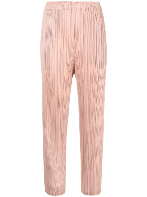 Pleats Please Issey Miyake Monthly Colours October pleated trousers
