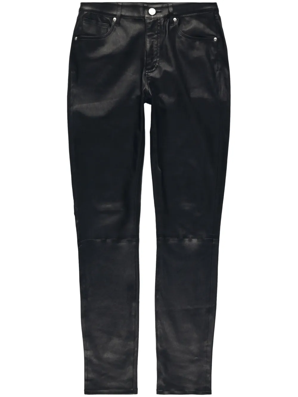 Monfrere Greyson Noir Leather Trousers In Black