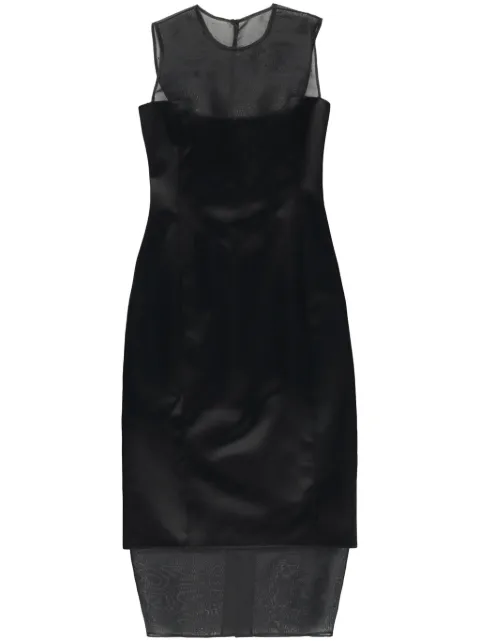 KHAITE The Dissa satin midi dress