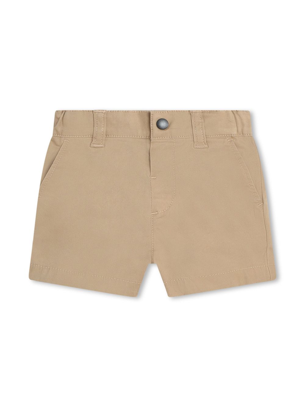 Shop Bosswear Monogram-pattern Polo Shorts Set (set Of Two) In Brown