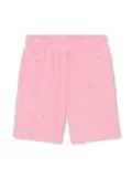 Marc Jacobs Kids elasticated-waist devoré-effect shorts - Pink