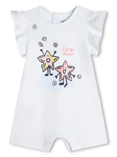 Kenzo Kids graphic-print cotton romper