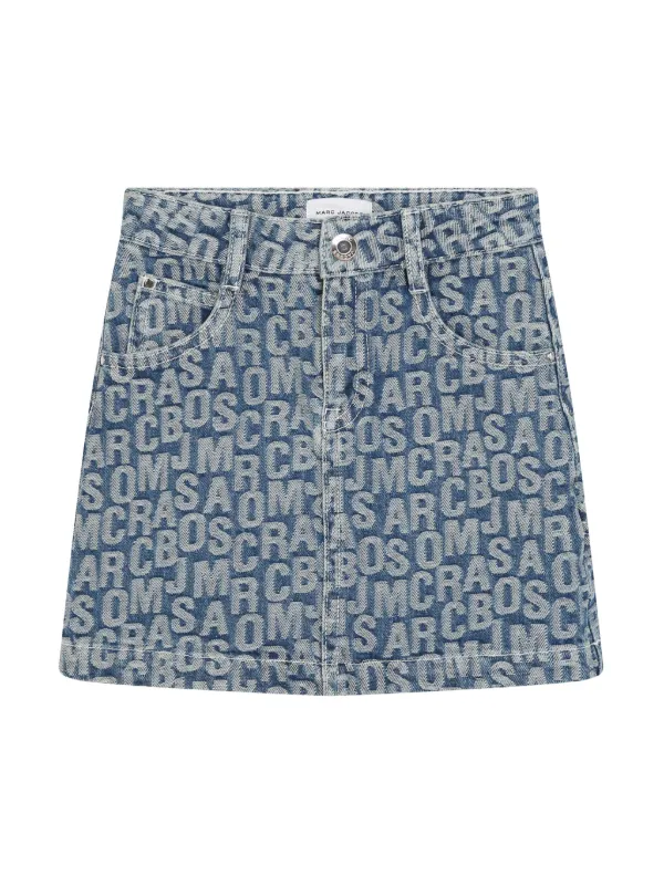 スカート Marc Jacobs Skirts Marc Jacobs Women's Wave Denim Skirt, Swell Denim, Blue, M