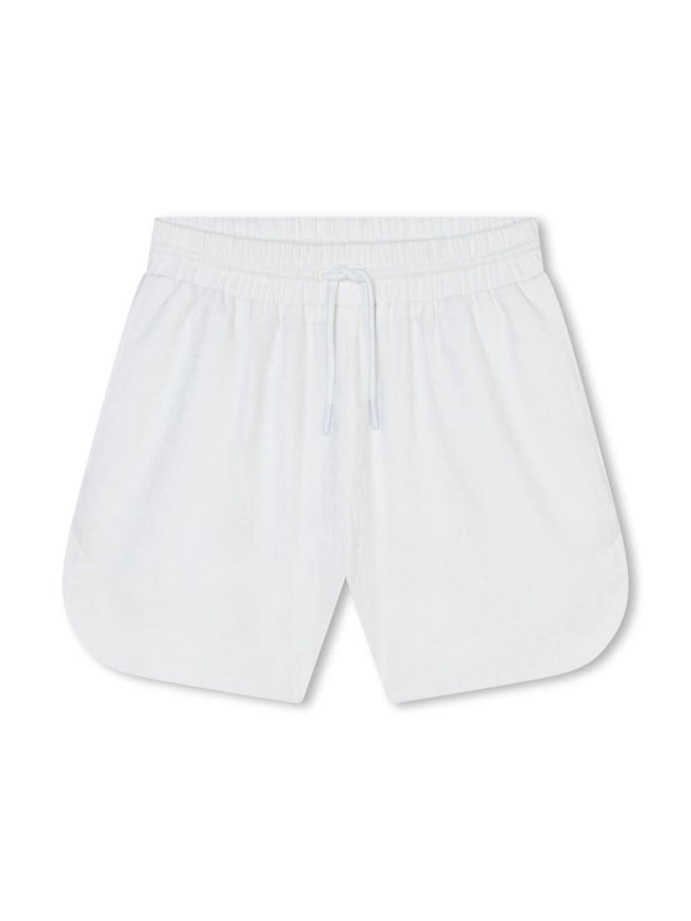 Marc Jacobs Kids' Logo-jacquard Cotton Track Shorts In White